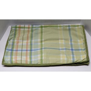 Pillowcase Sham Green Plaid Casual Target Home Cotton 20 x 24